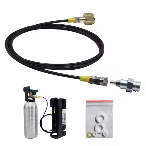 Soda Water Accessories W21.8-14 G3/4 CGA320 To External CO2 Tank Adapter Kit with Quick Disconnect C
