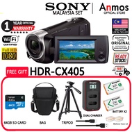 Sony HDR-CX405 CX405 HD Handycam VIDEOCAM CAMCORDER 60XZOOM- Sony Malaysia Warranty(1 YEAR 3 MONTH) 