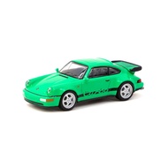 Tarmac Works T64S-009-GR 1/64 PORSCHE 911 TURBO GREEN DIECAST SCALE MODEL CAR