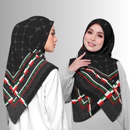 Latest Palestine Tudung Bawal Hijab Palestine Square Hijab