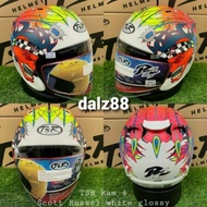 Helm half face TSR RAM 4 SCOTT RUSSELL WHITE DOFF