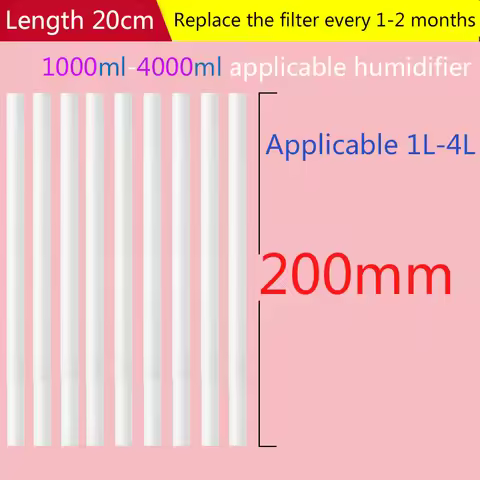 8x200mm/9x200mm/10x200mm Is Suitable For 1L/2L/3000ml Large Humidifier Aroma Filter Atomizer Replace
