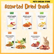 Luobogu Assorted Small Animals dry snacks hamster treats dry fruit vegetable hamster snack healthy s
