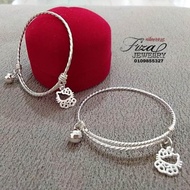 Bangle baby perak925 boleh laras, silver925 adjustable baby bangle
