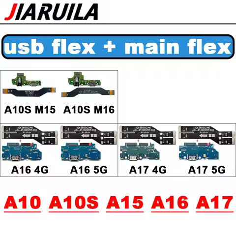 For Samsung A10 A10S M15 M16 A15 A16 A17 5G USB Dock Charger Charging Port Main Board Connector Moth