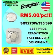 ⭐BEST PRICE!⭐ Energizer SR927 Energizer 395/399 Energizer SR927SW 395/399 1PC Battery 1.55V Silver O