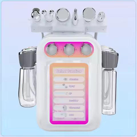 6 in 1 Hydrogen Oxygen Small Bubble Machine Facial Cleanser Hydro Dermabrasion Water Oxygen Spray Be