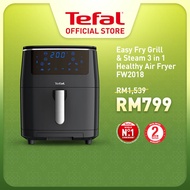 Tefal Easy Fry Steam &amp; Grill 3in1 Healthy Air Fryer 6.5L (FW2018) (air fryer) (airfryer) (penggoreng udara)