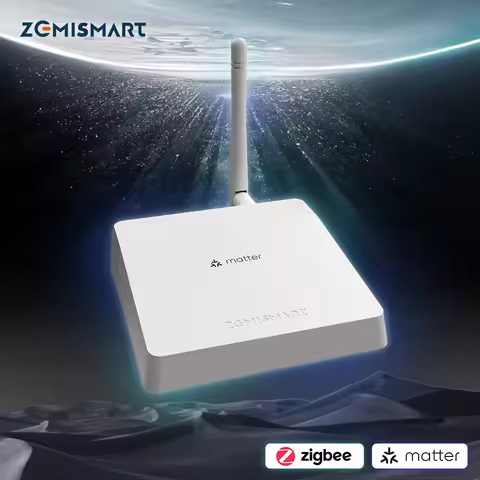 Zemismart Matter Zigbee Hub with External Antenna M6 Home Bridge Gateway Support Homekit Google Home