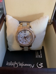 jam tangan wanita alexandre christie 2463BF Original 100%