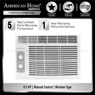 ✚American Home 0.5 HP Window Type Aircon AHAC-55MNT #Xgg