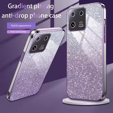 For Xiaomi 13 Case Bling Luxury Electroplate Glitter Phone Case For xiaomi 13 lite 13 Pro Shockproof