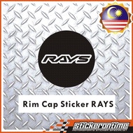 Car Sticker Rim Cap RAYS