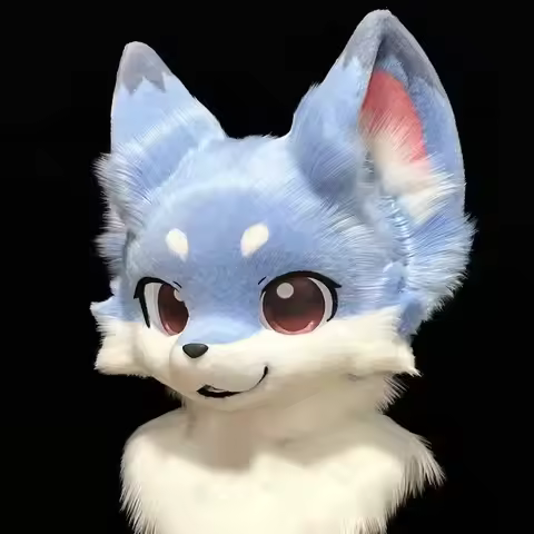 Fursuit cosplay custom fur head Kigurumi head cosplay Kemono fur suit handmade head beast custom fur