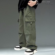 OWLLADE Cargo Jogger Pants for Kids Boy 321 in Green B02 4T-2