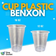 ECA12oz 16oz PP Cup with Flat Lid 100sets  Disposable Plastic Cup -12oz 16 oz (2000PCS)
