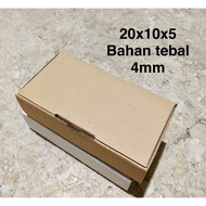 DIE CUT CARDBOARD 20x10x5 C FLUTE 4mm thick