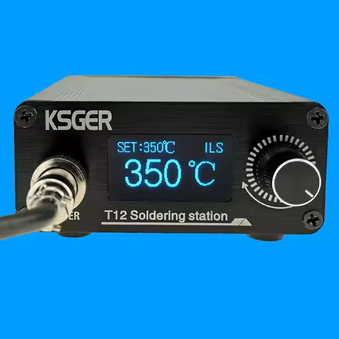 KSGER T12 Soldering Iron Station STM32 V3.1S OLED DIY Plastic FX9501 Handle Electric Tools Quick Hea