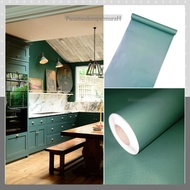 👍 Wallpaper Stiker Dapur Polos Hijau Army Dekorasi Kitchen Set Rumah