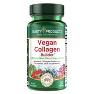 Vegan Collagen Builder - Organic Whole Foods Fruits + Veg, Silica, Lutein, Vitamin C, Biotin, Grape 