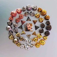 Metal Running Group Multi-Sided Dice Sieve Dungeons and Dragons-Cthulhu-Bode's Gate Dice