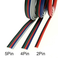 5M Lighting Wire 2pin 4pin 5pin for Single Color / RGB / RGBW LED Strip Connect