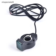 [ALO9] 12V/24V/36V/48V/60V/72V Thumb Throttle Ebike With Battery Display Thumb Grip