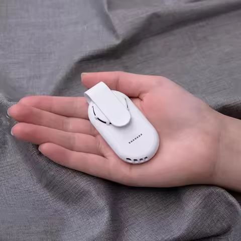 USB Mask Fan Clip Wearable Air Condition Face Fan Mini Smart Anti-Smart Electric Cooling Fan Mouth C