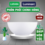 Luminarc Diwali Glass Bowl White 18cm - L3975 | Genuine Distributor