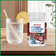 Etching Cream for Glass Glassware Etching Kit for Permanent Patterns Reusable Art Supplies for Glass