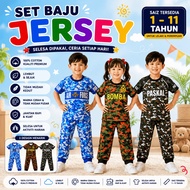 Kids [1y -13years] BOMBA Cotton Or Jersey Pajamas Baju Tidur Sleepwear Budak Lelaki Kanak Kanak Pyja