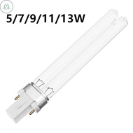 GD Quartz UV Lamp 5W 7W 9W 11W 13W G23/2G7 Tube Bulb UVC H-Shape Air Ultraviolet Light Deodor Lighti