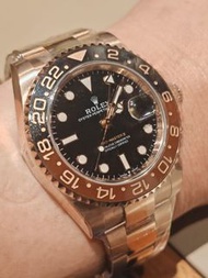 Rolex GMT-Master II 玫瑰金手錶
