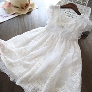 dress for kids girls 7 to 8 dress for kids girls 2023 Girls Summer Dress Kids Casual Wear White Wedd