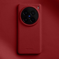 เคสโทรศัพท์ Melkco หนังวัวแท้ ป้องกันครึ่งหน้า ดีไซน์เรียบง่าย สไตล์หรูหรา เหมาะสำหรับ VIVOx200 Ultr