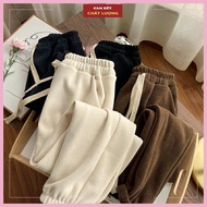 Quần Jogger Nhung Tăm Dây To Phong Cách Hàn Quốc Quần Chất Loại Đẹp Linh Chi store 88