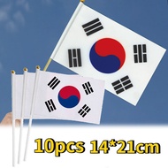 10pcs South Korea Small Country Flags Hand Flags Country Hand Flags Country Flag Banner