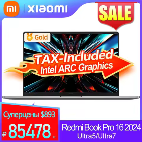 Xiaomi Redmi Book Pro 16 2024 Newest U*5-125/U*7-155 32G/1T/3.1K/165Hz（JYU4592CN/JYU4593CN）