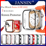 ฟิล์มกันรอย + เคส For Apple Watch 8 45mm 41mm Screen Protector Cover PC Protection Frame For Apple W