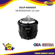 13 Liter Electric SOUP WARMER - SOUP WARMER SB-6000HVB GETRA