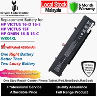 HP Laptop Battery WK04XL 4550mAh for HP VICTUS 16-D 16-E HP VICTUS 15-F HP OMEN 16-B 16-C