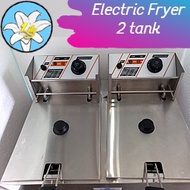Table Top Deep Fryer Electric Double Tank