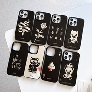 JMCX【BLVCK】Casetify Magnetic Mirror Phone Case for  iPhone17 Pro Max 17 AIR 16 Pro Max 16 PRO 15 Pro