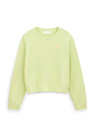 AIIZ เสื้อแขนยาวเด็กผู้หญิงผ้าถัก