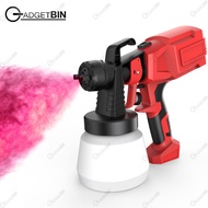 Wireless Electric Sanitizer Gun Cordless Spray Gun  400w with 2 Nozzles Paint Sprayer for Home Walls Cars