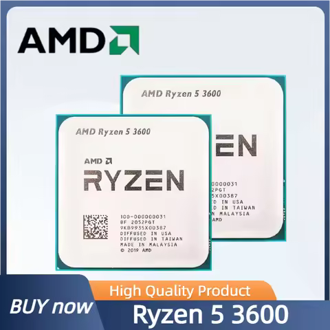 AMD Ryzen 5 R5 3600 6-Core 12-Thread 3.6GHz CPU Processor LGA AM4