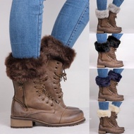 Leg warmer fur leg warmer winter boots warm fur Leg Warmer Short for Women Boots