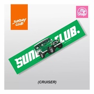 Toyota Land Cruiser FJ40 Matchbox Diecast Car Sticker