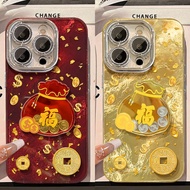3D Lucky Money Package Flower Floral Phone Case For Samsung Galaxy S26 Ultra S25 S24 S23 S22 S21 Ult