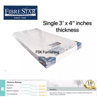 FIBRE STAR 100% Natural Coconut Fibre Mattress 💯% Authentic / Single Mattress